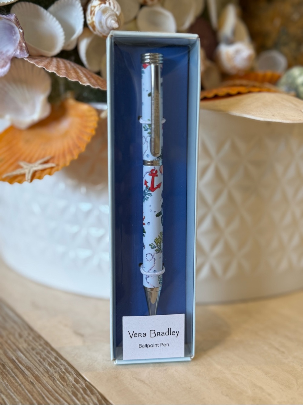 Vera Bradley Ball Point Pen - Anchors Aweigh